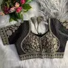 Tew Heavy Pure Italian Silk With Sequence Work Designer Blouse Wholesale Online
